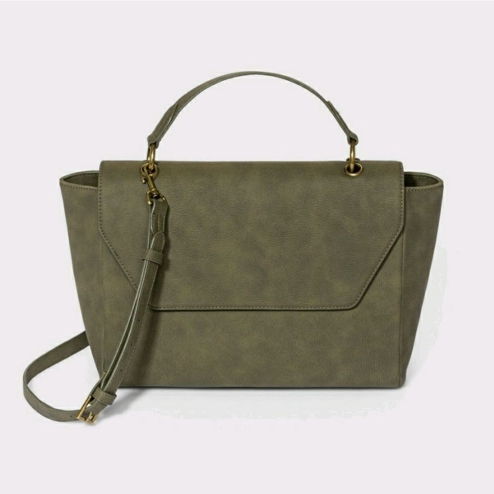 Universal Thread  Top Handle Shoulder Handbag Olive Green